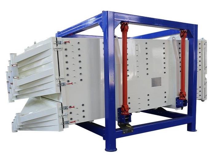 广州客户方形摇摆筛的使用现场