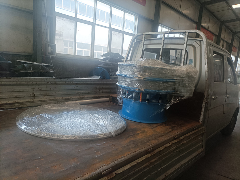 旋振筛、网架发货