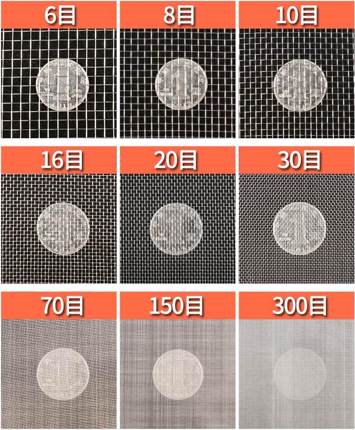 筛网和筛网目数对照