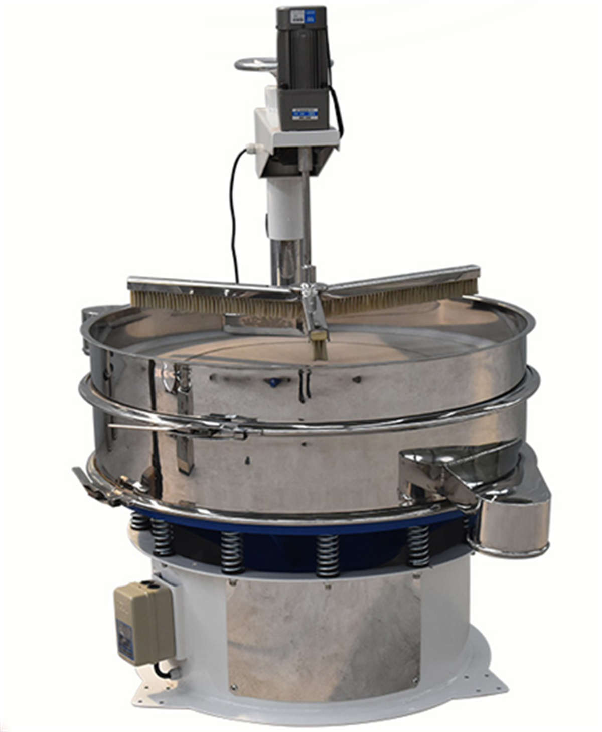 带刮板三次元旋振筛 强制筛