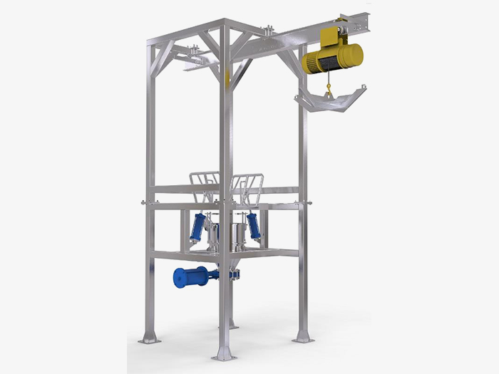 卸料站 投料站 吨包卸料机  吨包拆袋机